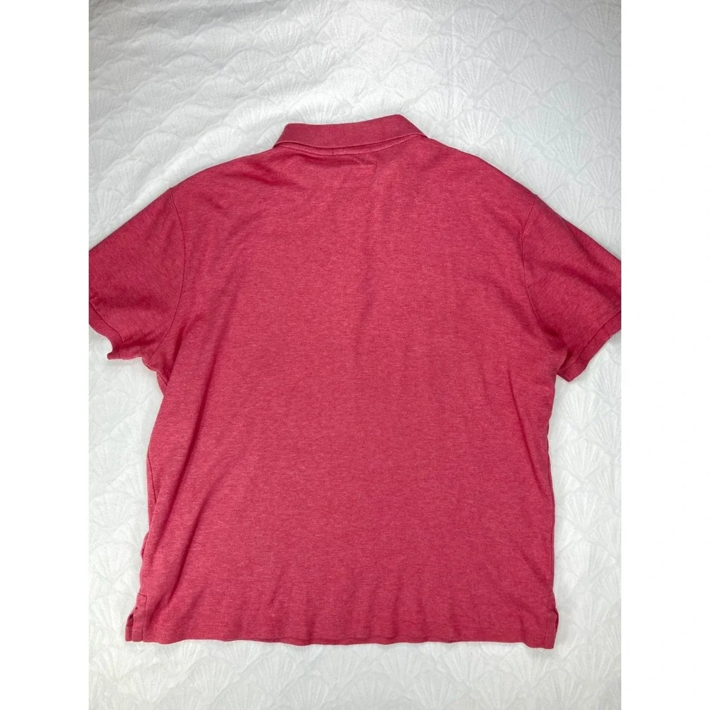 Polo Ralph Lauren Custom Slim Fit Polo Shirt Mens Large Red Classic Golf Preppy